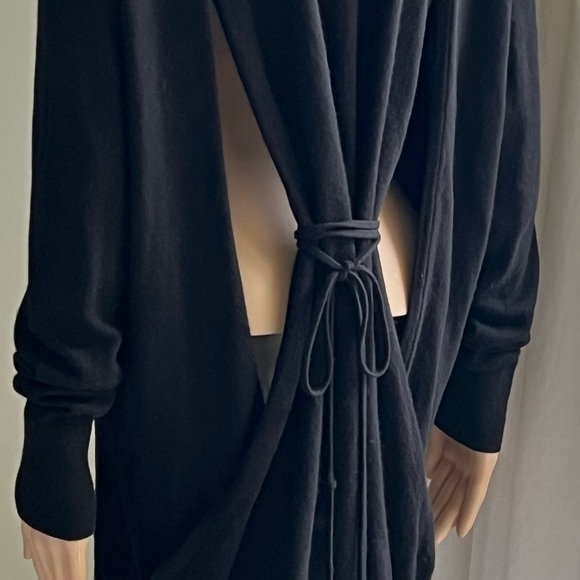 Roberto Rodriguez women's silk cashmere blend long cardigan sweater size large - Picture 3 of 12